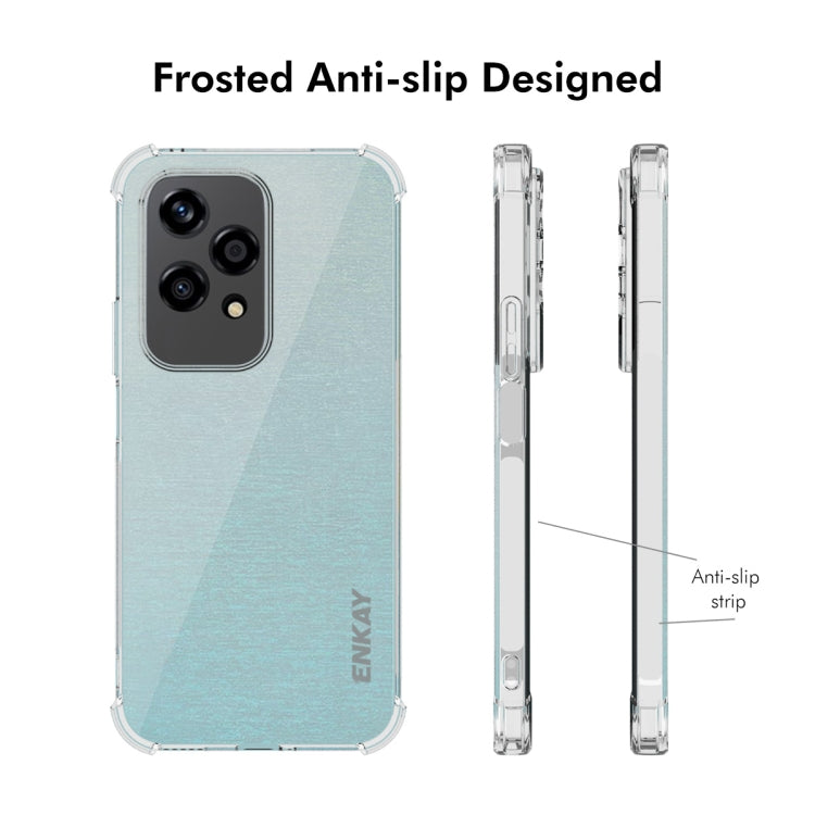 For Honor 200 Lite Global ENKAY Hat-Prince Transparent TPU Shockproof Phone Case - Honor Cases by ENKAY | Online Shopping UK | buy2fix