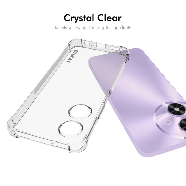 For Honor Play 50m / Play 50 ENKAY Hat-Prince Transparent TPU Shockproof Phone Case - Honor Cases by ENKAY | Online Shopping UK | buy2fix