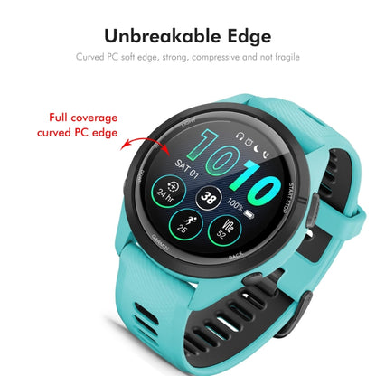 For Garmin Forerunner 265 ENKAY 3D Full Coverage Soft PC Edge + PMMA HD Screen Protector Film - Screen Protector by ENKAY | Online Shopping UK | buy2fix