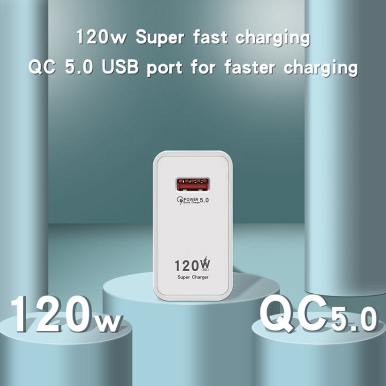 120W USB Super Fast Charging Charger, Plug Size:US Plug - USB Charger by buy2fix | Online Shopping UK | buy2fix