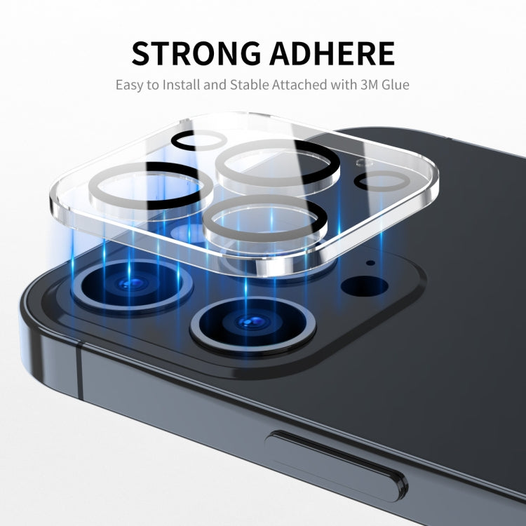 For iPhone 16 / 16 Plus 2pcs ENKAY Hat-Prince 9H Rear Camera Lens Tempered Glass Film - iPhone 16 Plus Tempered Glass by ENKAY | Online Shopping UK | buy2fix