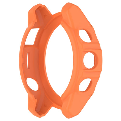 For Garmin Epix Pro / Epix Pro Gen 2 51mm / Fenix 7X / 7X Pro Armored TPU Half Wrapped Watch Protective Case(Orange) - Watch Cases by buy2fix | Online Shopping UK | buy2fix