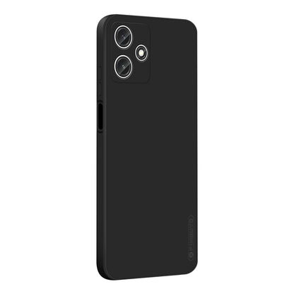 For Xiaomi Redmi 12 5G/Note 12R/Poco M6 Pro PINWUYO Sense Series Liquid Silicone TPU Phone Case(Black) - Xiaomi Cases by PINWUYO | Online Shopping UK | buy2fix