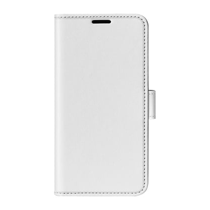 For Samsung Galaxy S25 Ultra 5G R64 Texture Horizontal Flip Leather Phone Case(White) - Galaxy S25 Ultra 5G Cases by buy2fix | Online Shopping UK | buy2fix