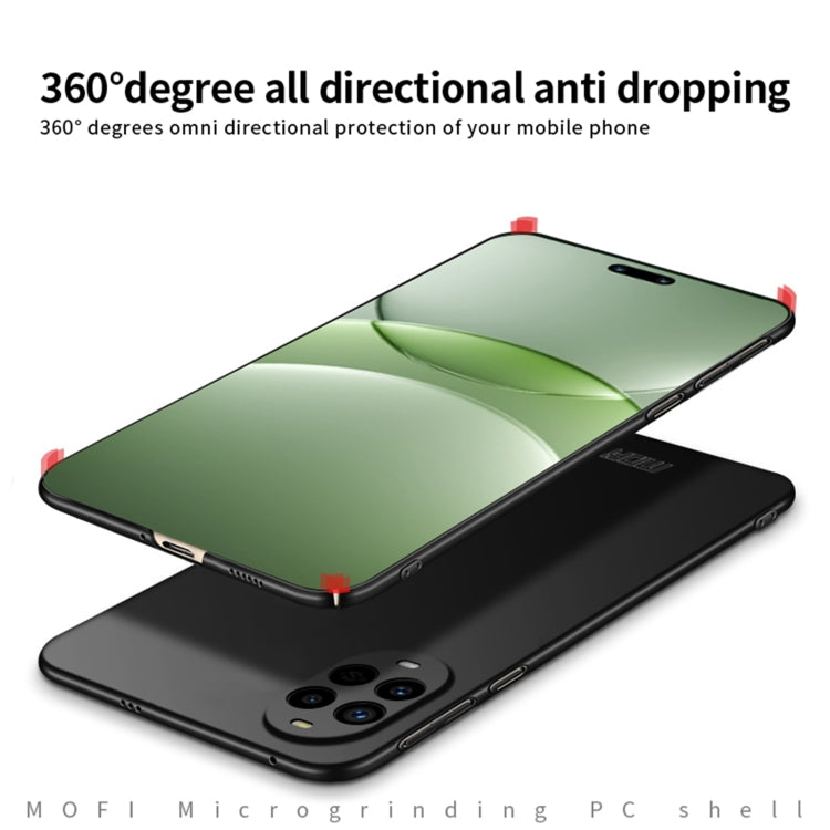 For Huawei nova 13 Pro MOFI Micro-Frosted PC Ultra-thin Hard Phone Case(Black) - Huawei Cases by MOFI | Online Shopping UK | buy2fix