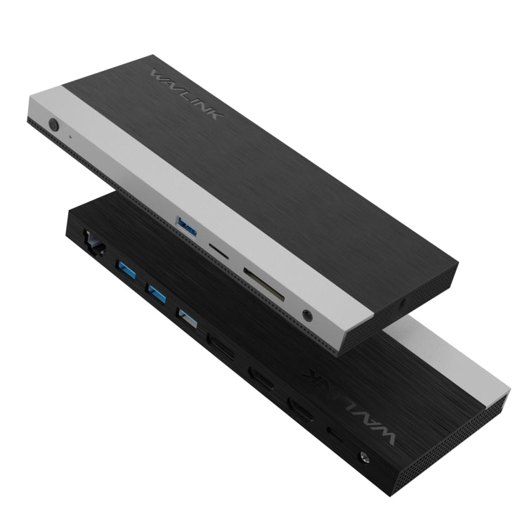 Wavlink UMD05 Display Port HDMI Port RJ45 Ethernet Triple Display MST Laptop Docking Station, Plug:AU Plug -  by WAVLINK | Online Shopping UK | buy2fix