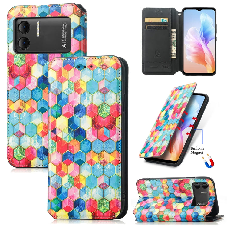 For DOOGEE X98 Pro / X98 CaseNeo Colorful Magnetic Leather Phone Case(Magic Space) - Doogee Cases by buy2fix | Online Shopping UK | buy2fix