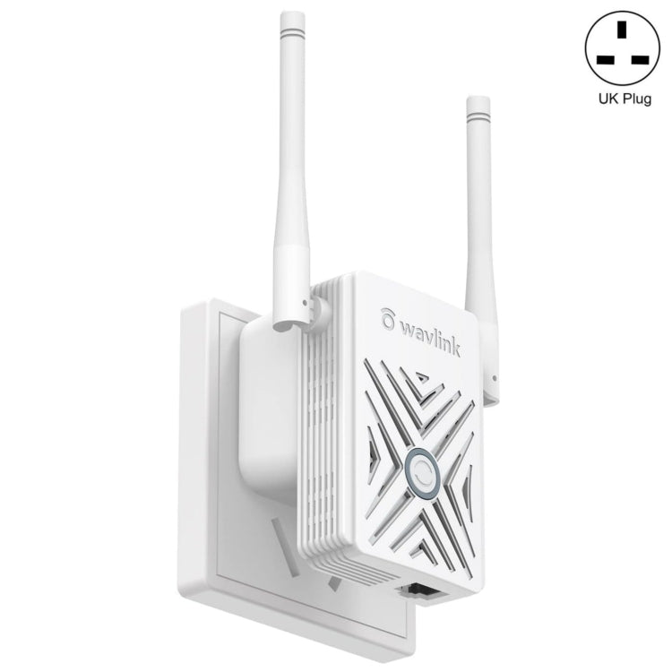 WAVLINK WN578W2 For Home Office N300 WiFi Wireless AP Repeater Signal Booster, Plug:UK Plug - Wireless Routers by WAVLINK | Online Shopping UK | buy2fix