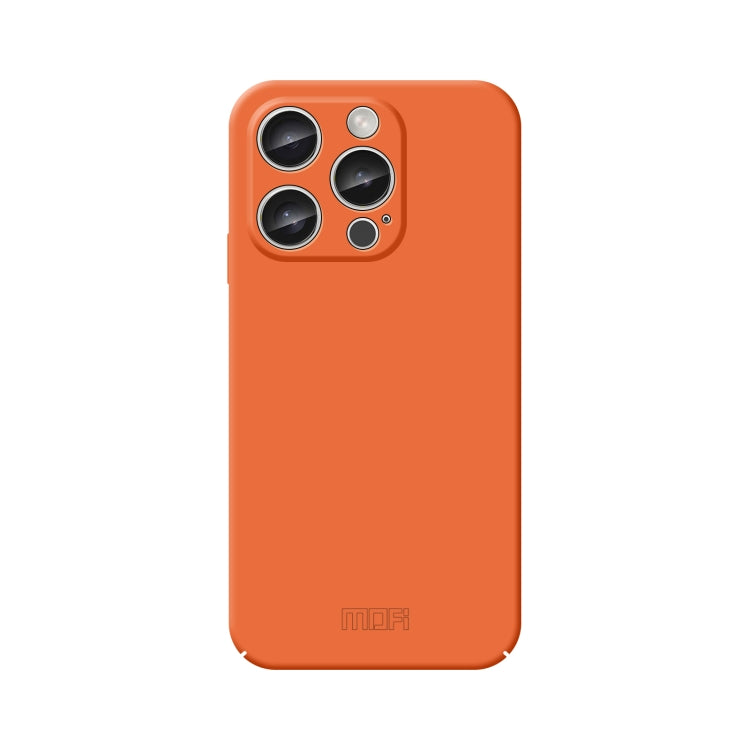 For iPhone 16 Pro MOFI Qin Series Skin Feel All-inclusive PC Phone Case(Orange) - iPhone 16 Pro Cases by MOFI | Online Shopping UK | buy2fix