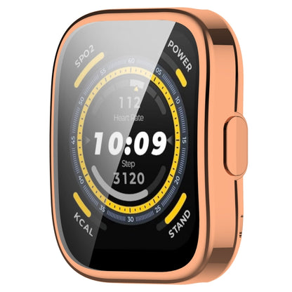 For Amazfit Bip 5 All-Inclusive TPU Protective Case(Rose Gold) - Watch Cases by buy2fix | Online Shopping UK | buy2fix