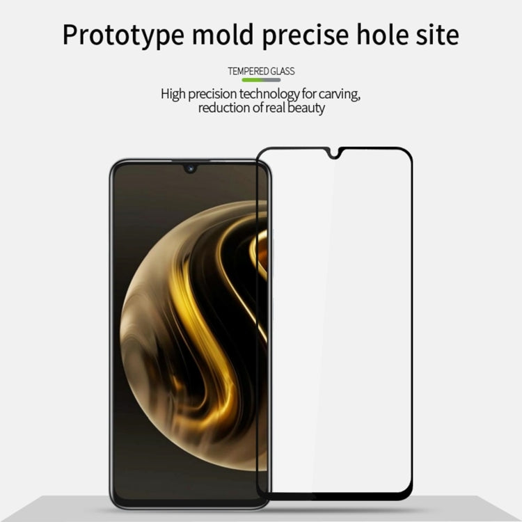 For Huawei nova Y72 MOFI 9H 2.5D Full Screen Tempered Glass Film(Black) - Huawei Tempered Glass by MOFI | Online Shopping UK | buy2fix