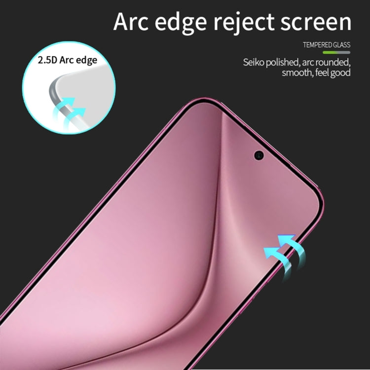 For Huawei Pura 70 MOFI 9H 2.5D Full Screen Tempered Glass Film(Black) - Huawei Tempered Glass by MOFI | Online Shopping UK | buy2fix