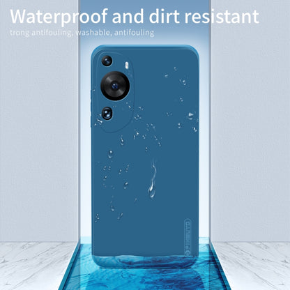 For Huawei P60 Art PINWUYO Sense Series Liquid Silicone TPU Phone Case(Blue) - Huawei Cases by PINWUYO | Online Shopping UK | buy2fix