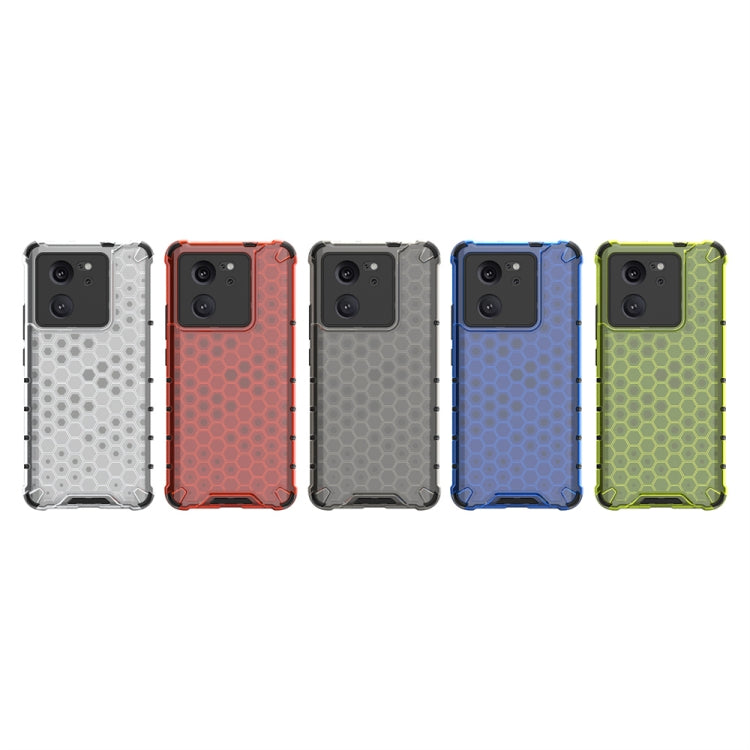 For Xiaomi 13T Pro Shockproof Honeycomb Phone Case(Black) - Xiaomi Cases by buy2fix | Online Shopping UK | buy2fix