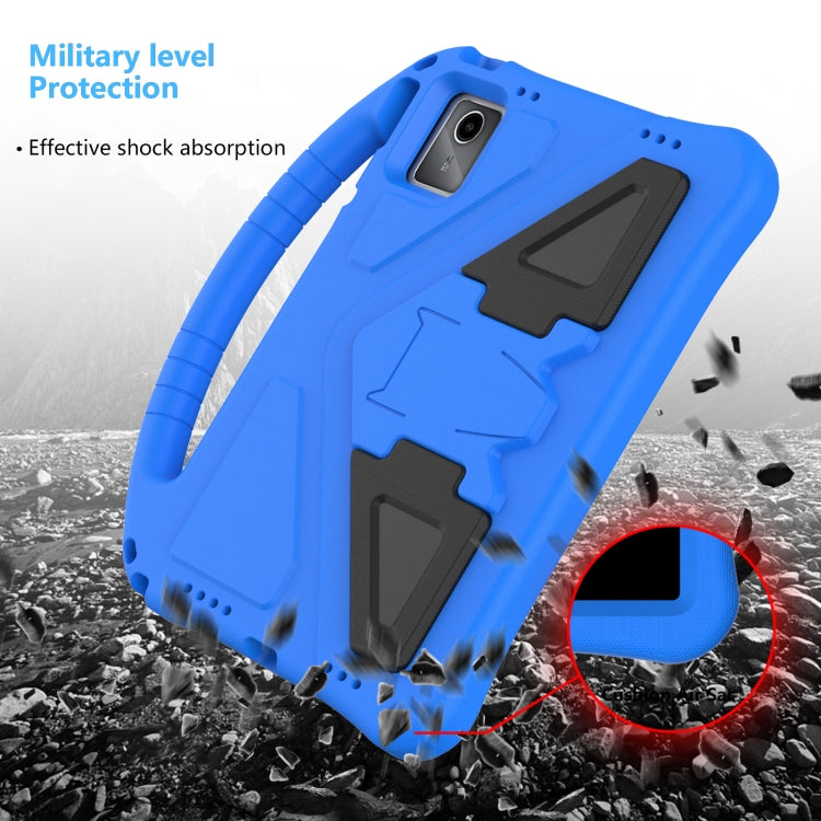 For Lenovo Tab M11 /Xiaoxin Pad 11 2024 EVA Shockproof Tablet Case with Holder(Blue) - Lenovo by buy2fix | Online Shopping UK | buy2fix