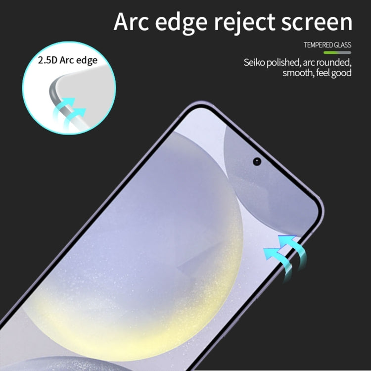 For Samsung Galaxy S24 FE 5G MOFI 9H 2.5D Full Screen Tempered Glass Film(Black) - Galaxy S24 FE 5G Tempered Glass by MOFI | Online Shopping UK | buy2fix