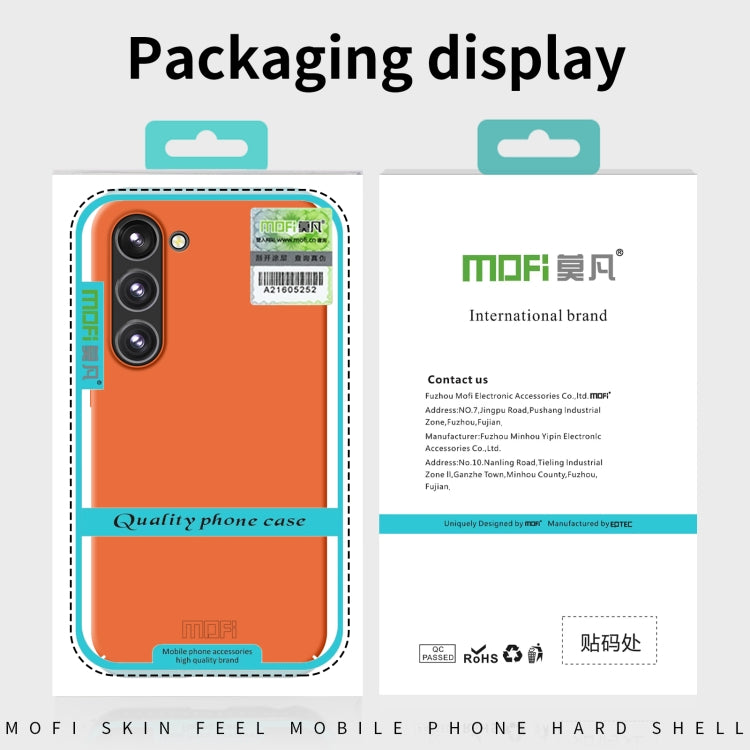 For Samsung Galaxy A54 5G MOFI Qin Series Skin Feel All-inclusive PC Phone Case(Green) - Galaxy Phone Cases by MOFI | Online Shopping UK | buy2fix