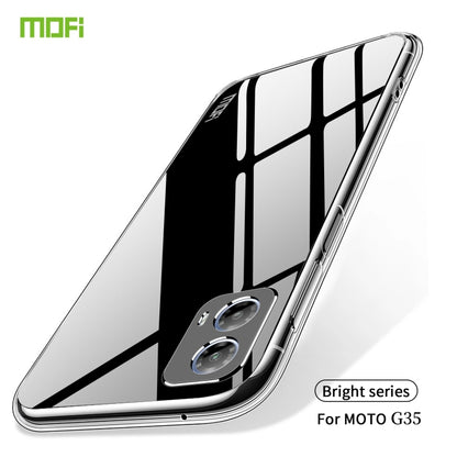 For Motorola Moto G35 MOFI Ming Series Ultra-thin TPU Phone Case(Transparent) - Motorola Cases by MOFI | Online Shopping UK | buy2fix