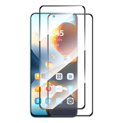 For Google Pixel 9 2pcs ENKAY Hat-Prince Full Glue High Aluminum-silicon Tempered Glass Film - Google Tempered Glass by ENKAY | Online Shopping UK | buy2fix