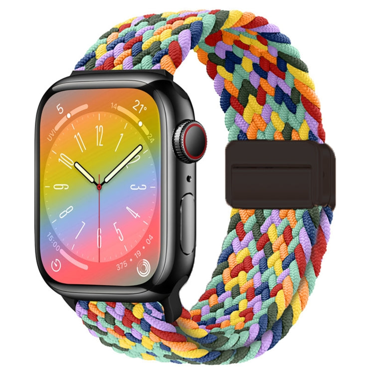 For Apple Watch Ultra 49mm Nylon Woven Magnetic Fold Buckle Watch Band(W Seven Colors) - Watch Bands by buy2fix | Online Shopping UK | buy2fix