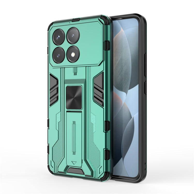 For Redmi K70 Pro Supersonic Armor PC Hybrid TPU Phone Case(Green) - K70 Pro Cases by buy2fix | Online Shopping UK | buy2fix