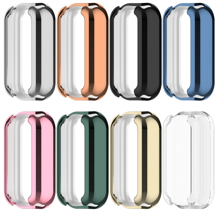 For Redmi Band 2 Full Package TPU Electroplated Watch Protective Case(Black) - Watch Cases by buy2fix | Online Shopping UK | buy2fix