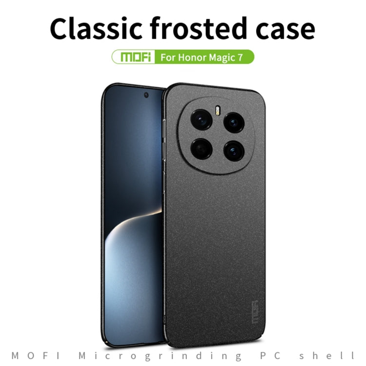 For Honor Magic7 MOFI Fandun Series Frosted PC Ultra-thin All-inclusive Phone Case(Blue) - Honor Cases by MOFI | Online Shopping UK | buy2fix