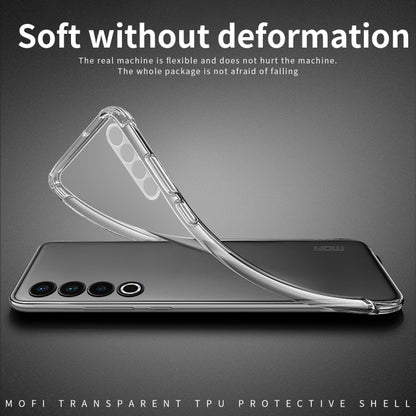 For Meizu 21 Pro MOFI Ming Series Transparent Ultra-thin TPU Phone Case(Transparent) - Meizu by MOFI | Online Shopping UK | buy2fix