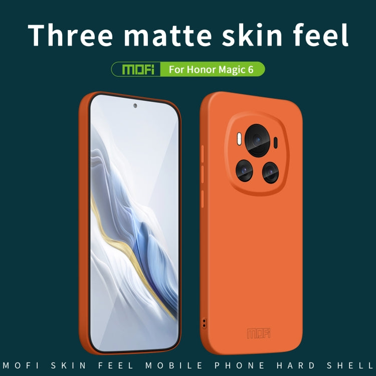 For Honor Magic6 MOFI Qin Series Skin Feel All-inclusive PC Phone Case(Orange) - Honor Cases by MOFI | Online Shopping UK | buy2fix