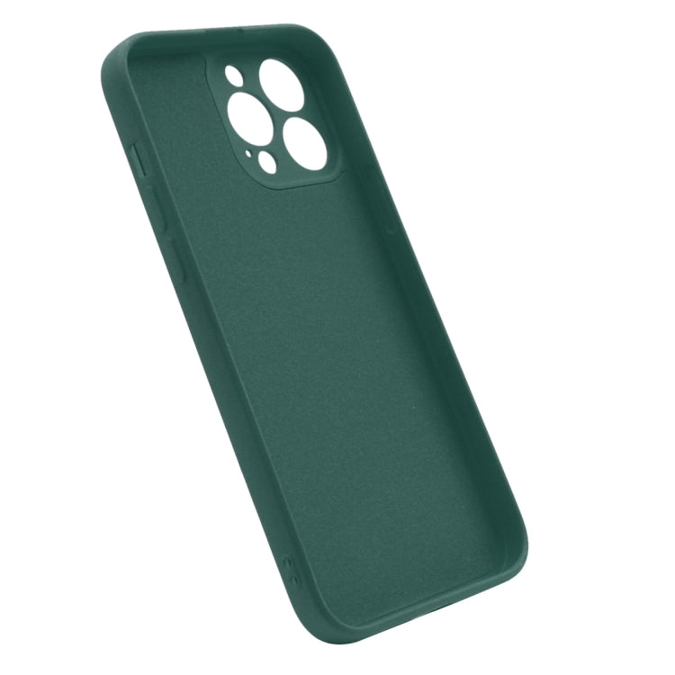 For iPhone 15 Pro Max ENKAY Liquid Silicone Soft Shockproof Phone Case(Dark Green) - iPhone 15 Pro Max Cases by ENKAY | Online Shopping UK | buy2fix