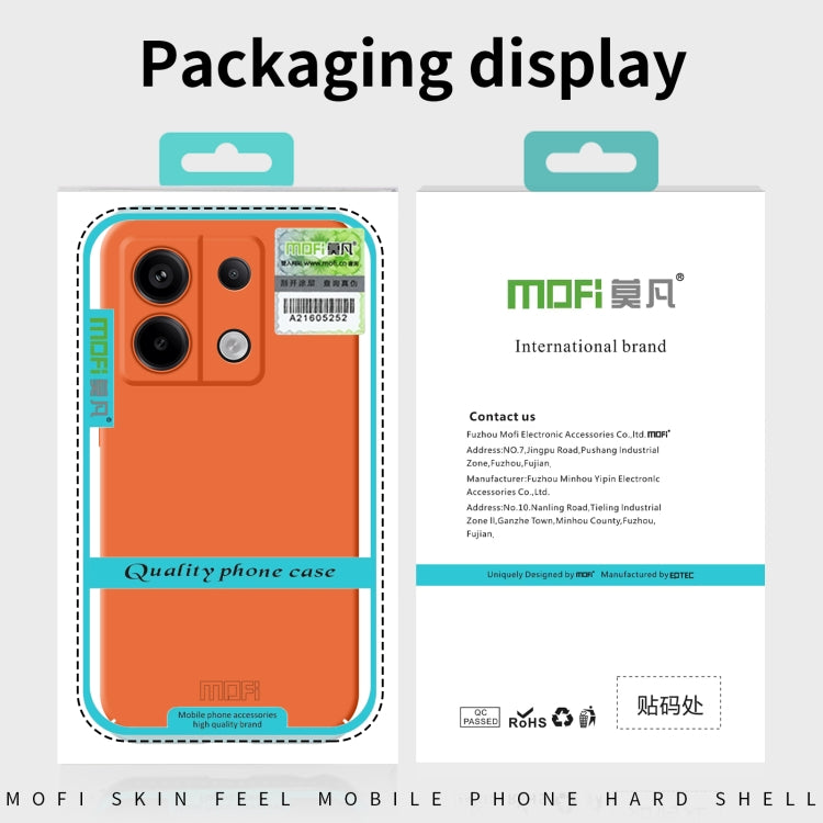 For Meizu 21 MOFI Qin Series Skin Feel All-inclusive PC Phone Case(Black) - Meizu by MOFI | Online Shopping UK | buy2fix