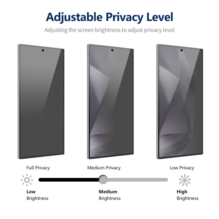 For Samsung Galaxy S24 Ultra 5G 2pcs ENKAY Hat-Prince 360 Degree Anti-peeping Privacy Full Screen Tempered Glass Film - Galaxy S24 Ultra 5G Tempered Glass by ENKAY | Online Shopping UK | buy2fix