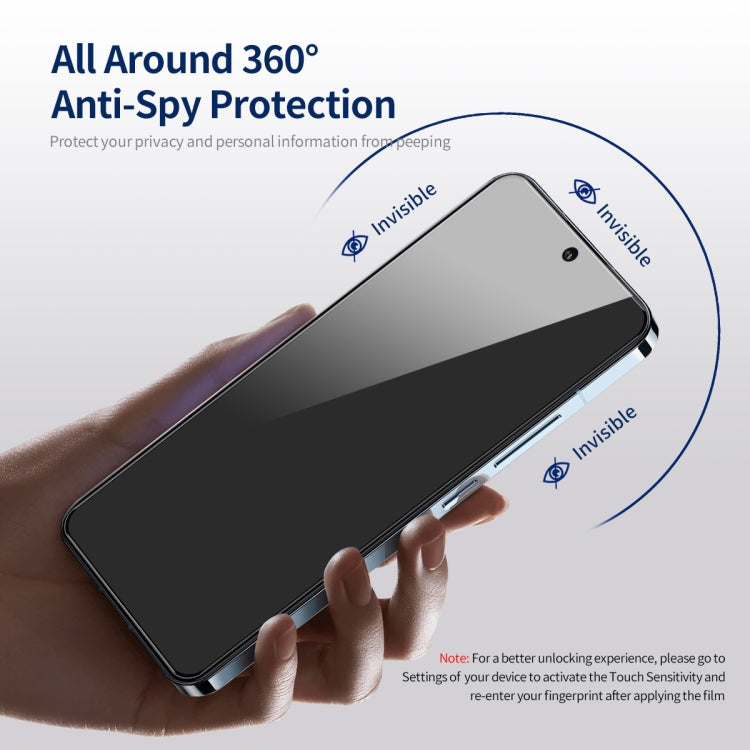 For iPhone 14 Plus 5pcs ENKAY Hat-Prince 360 Degree Anti-peeping Privacy Full Screen Tempered Glass Film - iPhone 14 Plus Tempered Glass by ENKAY | Online Shopping UK | buy2fix