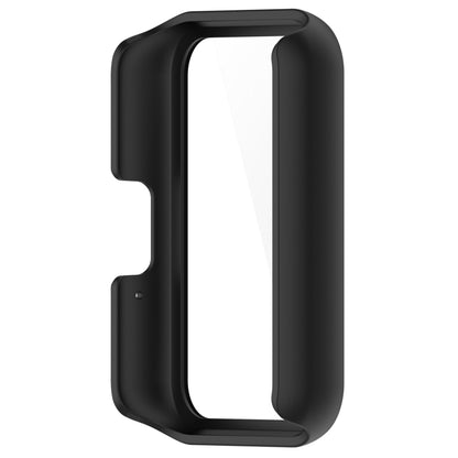 For Samsung Galaxy Fit 3 SM-R390 PC + Tempered Glass Film Integrated Watch Protective Case(Black) - Watch Cases by buy2fix | Online Shopping UK | buy2fix