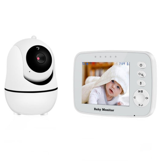 SM32PTA Two-Way Audio Night Vision Surveillance Camera 3.5 inch Baby Monitor(EU Plug) - Baby Monitor by buy2fix | Online Shopping UK | buy2fix