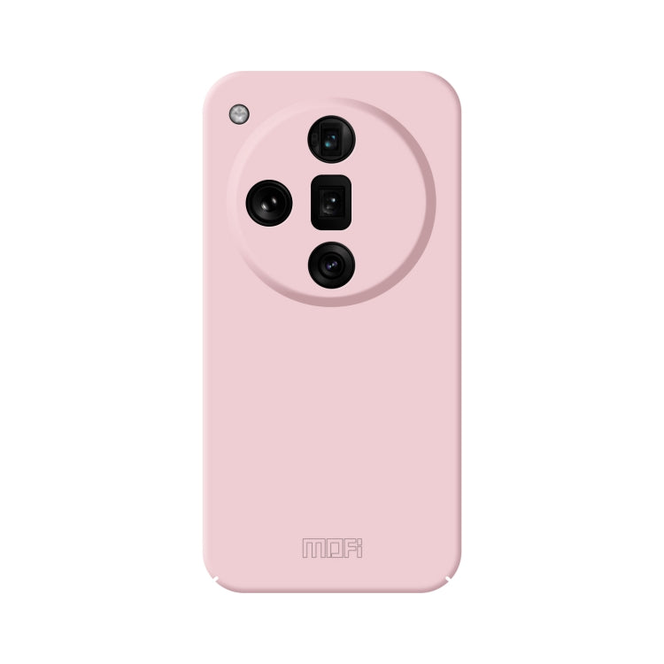 For OPPO Find X7 MOFI Qin Series Skin Feel All-inclusive PC Phone Case(Pink) - OPPO Cases by MOFI | Online Shopping UK | buy2fix