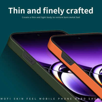 For OPPO Find X7 Ultra MOFI Qin Series Skin Feel All-inclusive PC Phone Case(Orange) - OPPO Cases by MOFI | Online Shopping UK | buy2fix