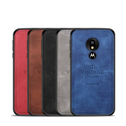 PINWUYO Shockproof Waterproof Full Coverage PC + TPU + Skin Protective Case for Motorola Moto G7 Play (Eurasian Version)(Black) - Motorola Cases by PINWUYO | Online Shopping UK | buy2fix