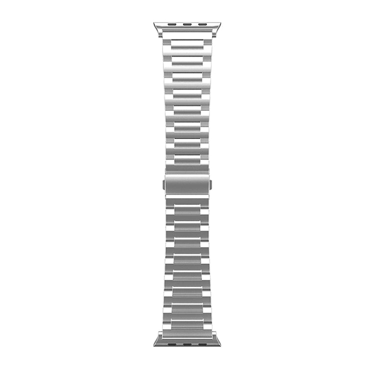 For Apple Watch SE 2023 44mm I-Shaped Titanium Watch Band(Sliver) - Watch Bands by buy2fix | Online Shopping UK | buy2fix