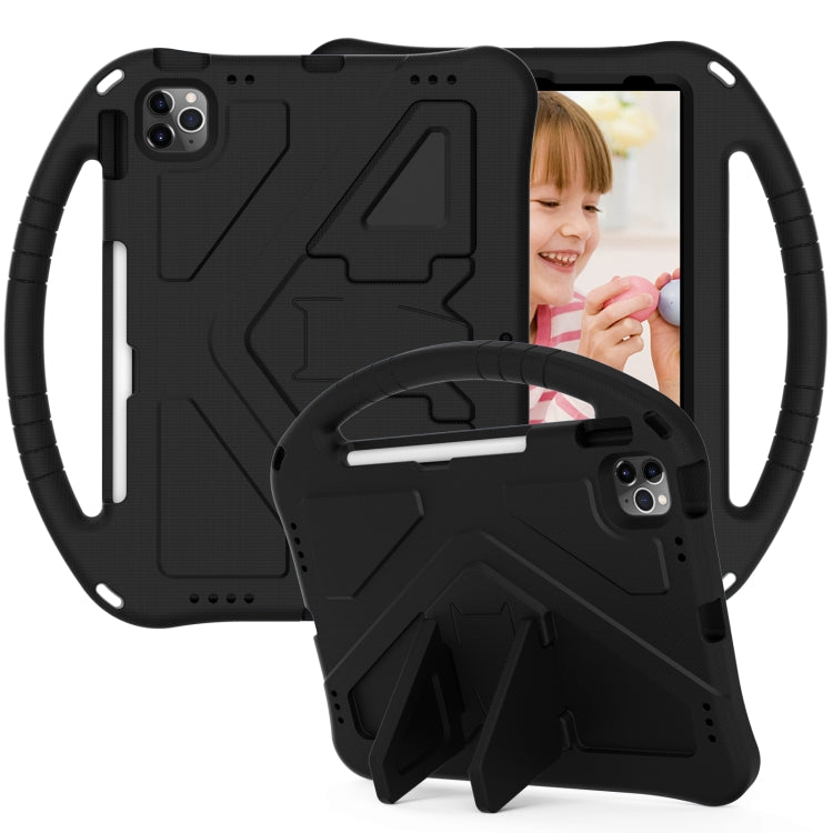 For iPad Air 11 2024 EVA Shockproof Tablet Case with Holder(Black) - iPad Air 11 2024 Cases by buy2fix | Online Shopping UK | buy2fix