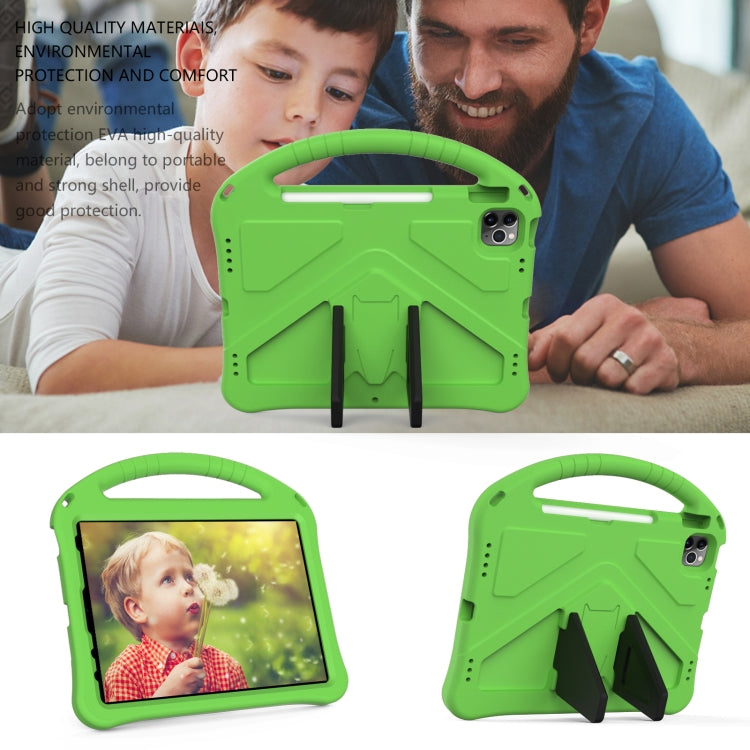 For iPad Pro 11 2024 EVA Shockproof Tablet Case with Holder(Green) - iPad Pro 11 2024 Cases by buy2fix | Online Shopping UK | buy2fix