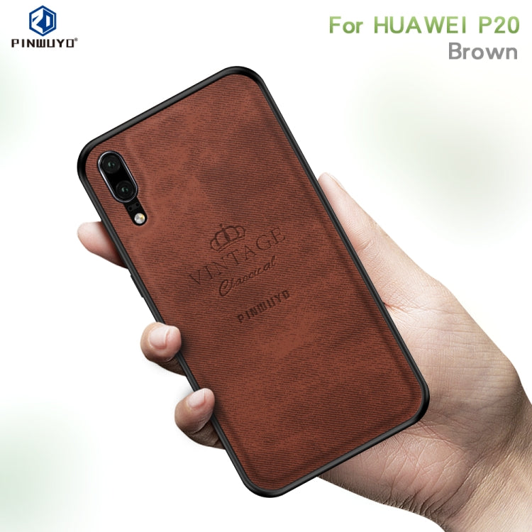 PINWUYO Shockproof Waterproof Full Coverage PC + TPU + Skin Protective Case for Huawei P20(Gray) - ASUS Cases by PINWUYO | Online Shopping UK | buy2fix