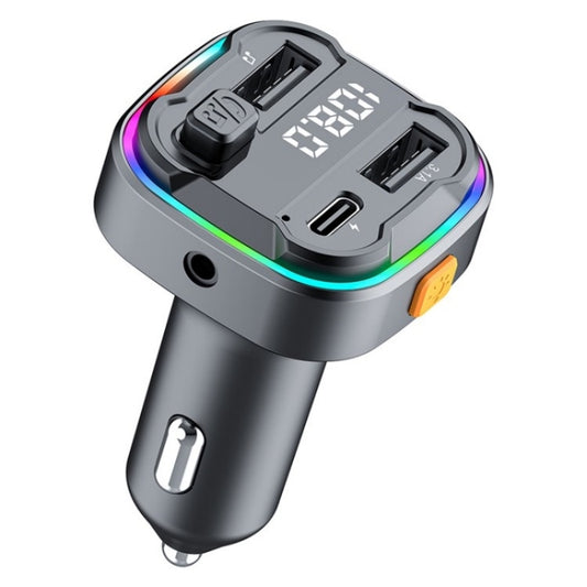 C3 Dual USB Car Charger Bluetooth Hands-free Call Adapter FM Transmitter Car MP3 Music Player - Car Charger by buy2fix | Online Shopping UK | buy2fix