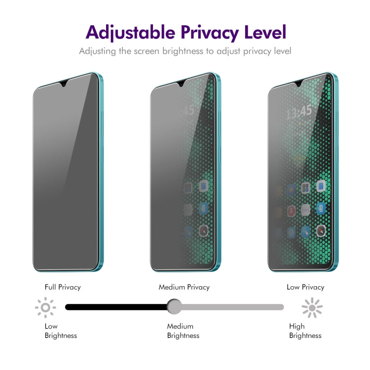 For Tecno Spark Go 2023 ENKAY Hat-Prince 28 Degree Anti-peeping Privacy Tempered Glass Film - Tecno Tempered Glass by ENKAY | Online Shopping UK | buy2fix