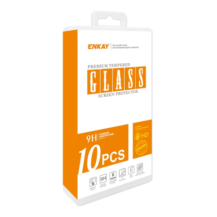 For Google Pixel 9 Pro XL 10pcs ENKAY 9H Big Arc Edge High Aluminum-silicon Tempered Glass Film - Google Tempered Glass by ENKAY | Online Shopping UK | buy2fix