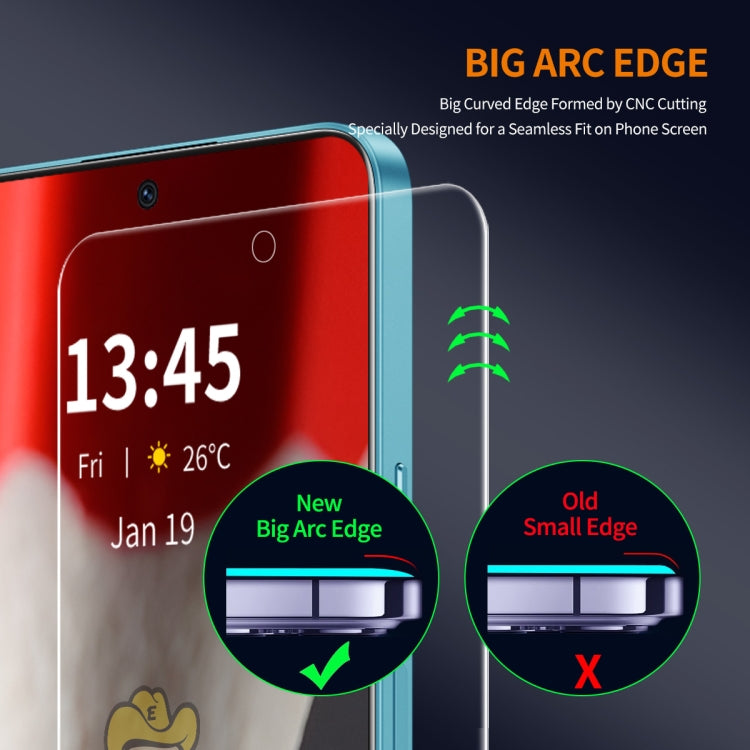 For Samsung Galaxy S24 FE 5G ENKAY 9H Big Arc Edge High Aluminum-silicon Tempered Glass Film - Galaxy S24 FE 5G Tempered Glass by ENKAY | Online Shopping UK | buy2fix