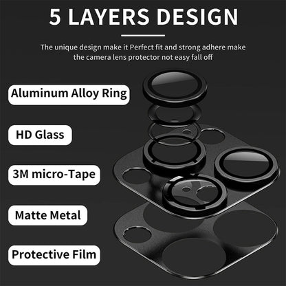 For iPhone 16 / 16 Plus ENKAY Anti-reflection Camera Lens Aluminium Alloy Tempered Glass Film(Yellow) - iPhone 16 Plus Tempered Glass by ENKAY | Online Shopping UK | buy2fix