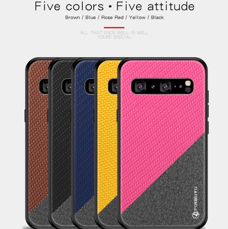 PINWUYO Honors Series Shockproof PC + TPU Protective Case for Galaxy S10 5G(Blue) - Galaxy Phone Cases by PINWUYO | Online Shopping UK | buy2fix