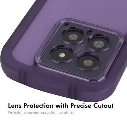 For Xiaomi 14 Pro ENKAY Hat-Prince Translucent Matte TPU Phone Case + 3D Hot Bending Film(Purple) - 14 Pro Cases by ENKAY | Online Shopping UK | buy2fix