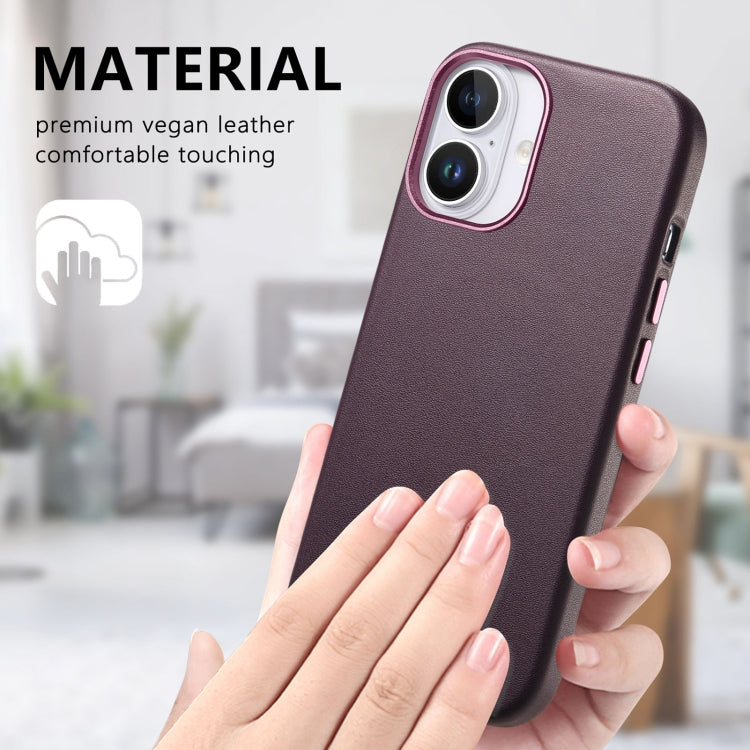 For iPhone 16 Pro Max Electroplated Metal Button Shockproof Phone Case(Purple) - iPhone 16 Pro Max Cases by buy2fix | Online Shopping UK | buy2fix